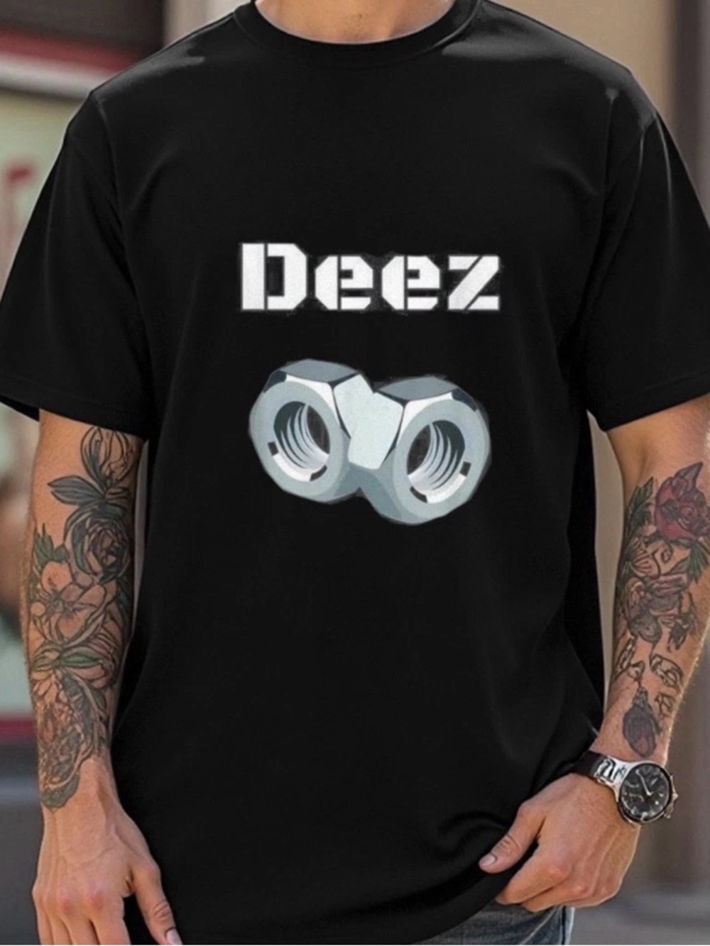 Deez Nuttz 180 G Funny Graphic Tee Shirt New X
Large Humor STREETWEAR